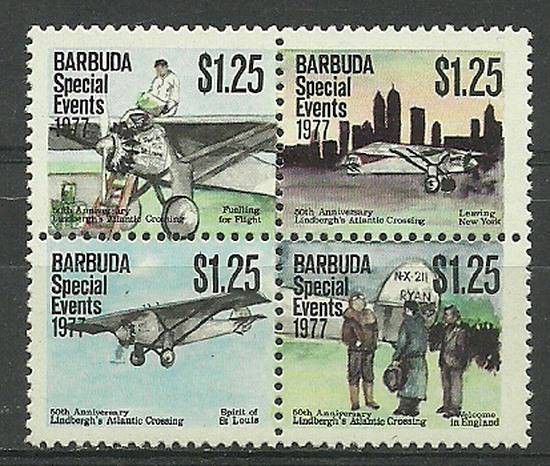 Znaczek Barbuda 1977 Mi 360-363 Czyste **