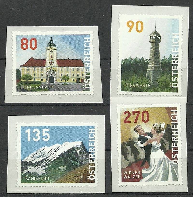 Znaczek Austria 2019 Mi DM17-DM20 Czyste **