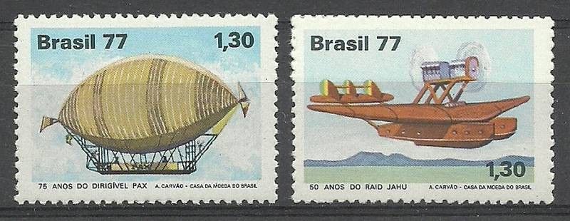 Znaczek Brazylia 1977 Mi 1622-1623 Czyste **