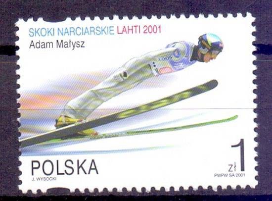 Znaczek Polska 2001 Mi 3879 Fi 3730I Czyste **