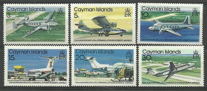 Znaczek Kajmany 1979 Mi 418-423 Czyste **