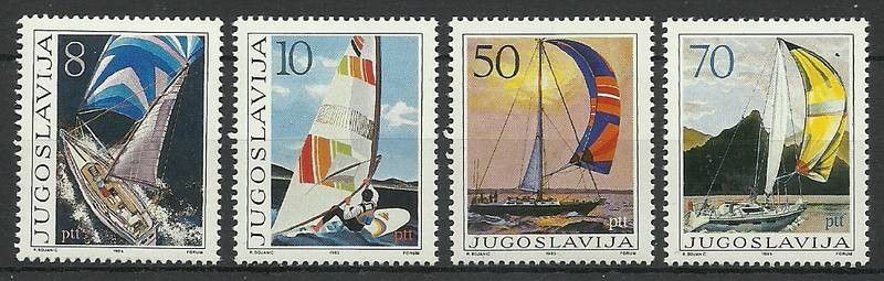 Znaczek Jugosławia 1985 Mi 2115-2118 Czyste **