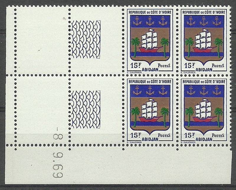 Znaczek Wybrzeże Kości Słoniowej 1969 Mi 349 Czyste **