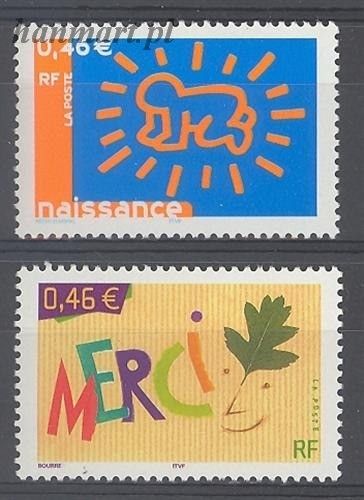 Znaczek Francja 2003 Mi 3679-3680 Czyste **