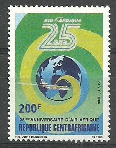Znaczek Republika Środkowoafrykańska 1986 Mi 1250 Czyste **