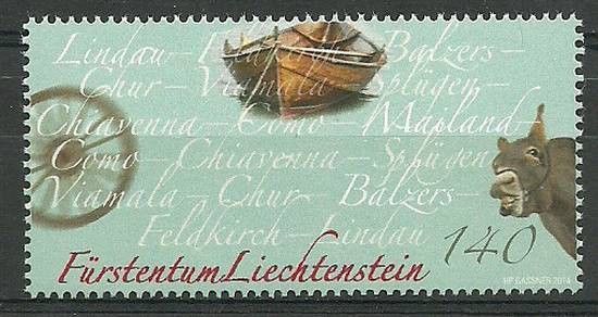 Znaczek Liechtenstein 2014 Mi 1721 Czyste **