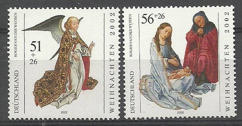 Znaczek Niemcy 2002 Mi 2285-2286 Czyste **