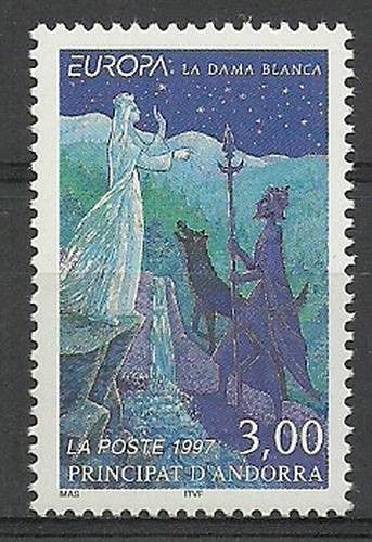 Znaczek Andora Francuska 1997 Mi 508 Czyste **