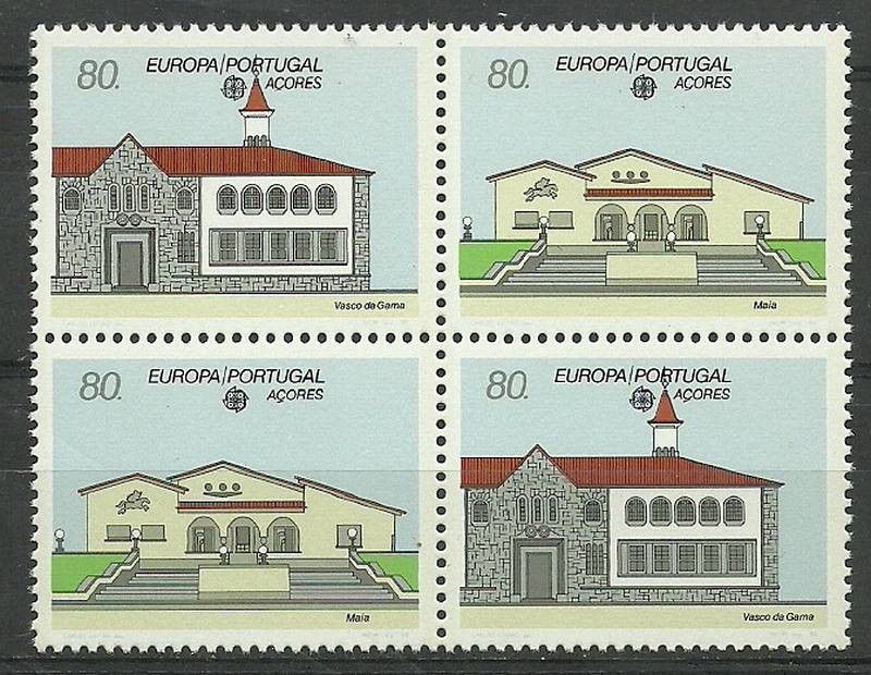 Znaczek Azory 1990 Mi 409-410 Czyste **