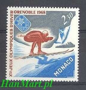 Znaczek Monako 1967 Mi 875 Czyste **