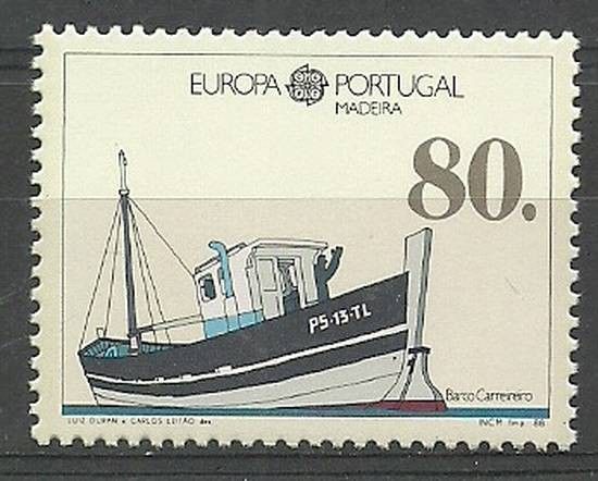 Znaczek Madera 1988 Mi 118b Czyste **