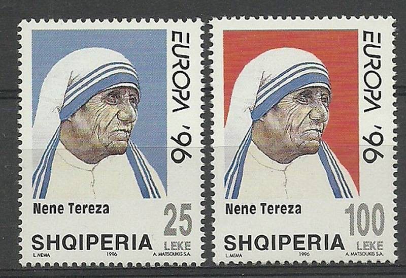Znaczek Albania 1996 Mi 2589-2590 Czyste **