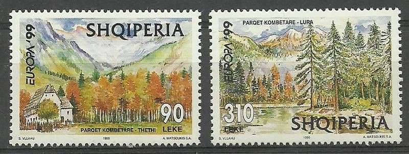 Znaczek Albania 1999 Mi 2690-2691 Czyste **