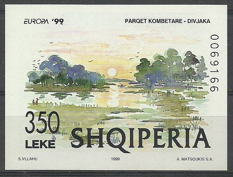 Znaczek Albania 1999 Mi bl 118 Czyste **