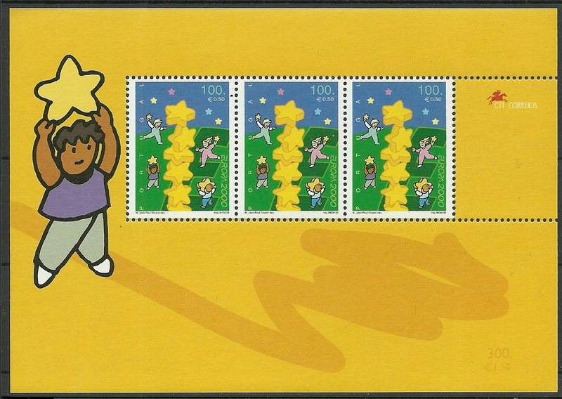 Znaczek Portugalia 2000 Mi bl 160 Czyste **