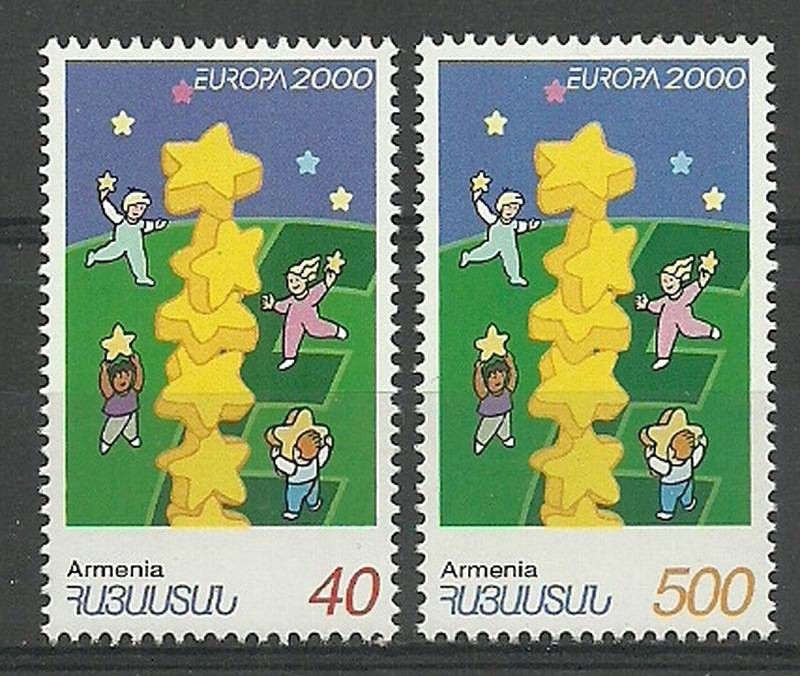 Znaczek Armenia 2000 Mi 375-376 Czyste **