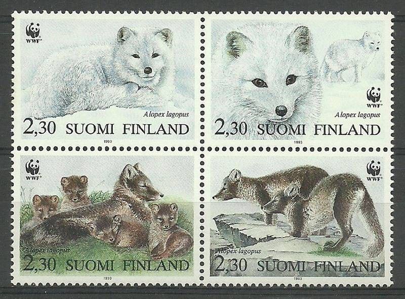 Znaczek Finlandia 1993 Mi 1202-1205 Czyste **
