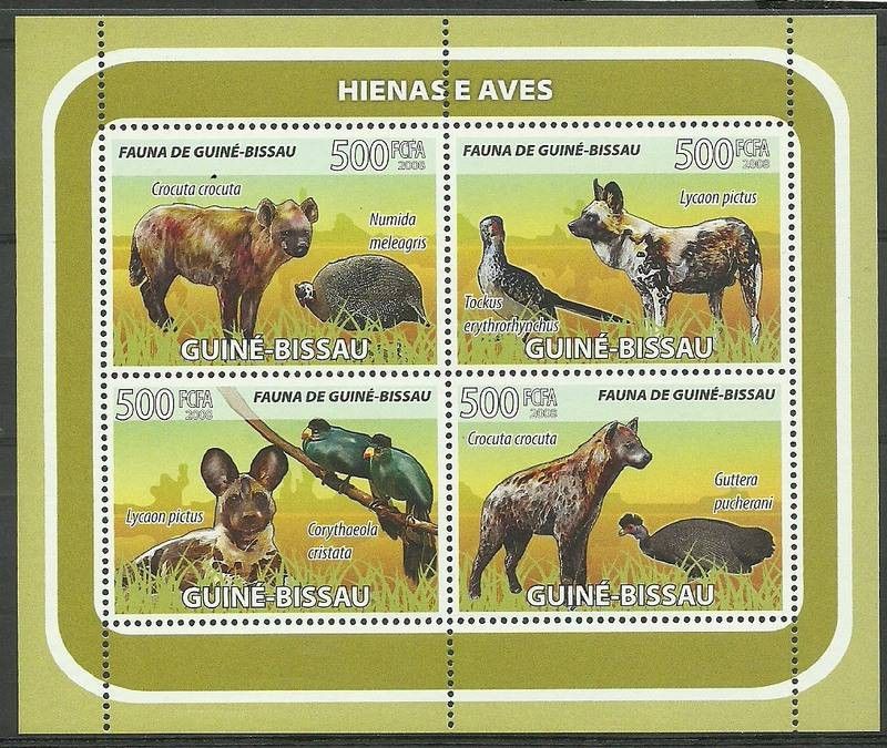 Znaczek Gwinea Bissau 2008 Mi ark 3824-3827 Czyste **