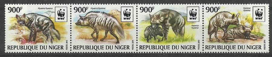 Znaczek Niger 2015 Mi 3742-3745 Czyste **