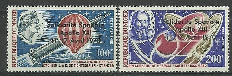 Znaczek Niger 1970 Mi 267-268 Czyste **