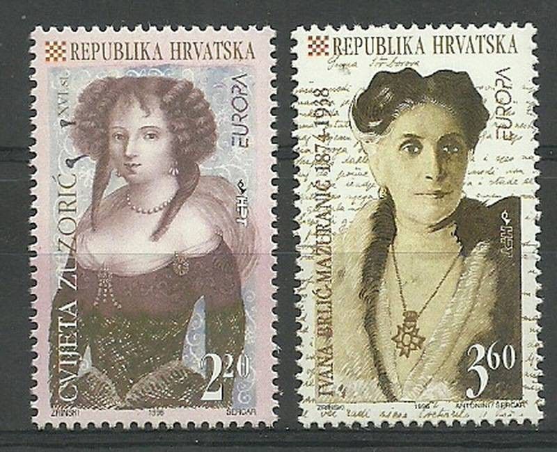 Znaczek Chorwacja 1996 Mi 375-376 Czyste **