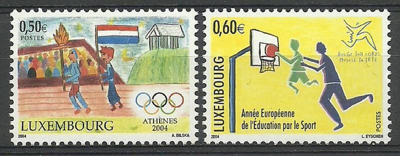 Znaczek Luksemburg 2004 Mi 1642-1643 Czyste **
