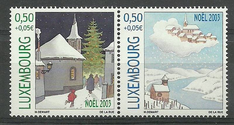 Znaczek Luksemburg 2003 Mi 1620-1621 Czyste **
