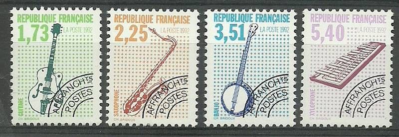 Znaczek Francja 1992 Mi 2920-2923 Czyste **