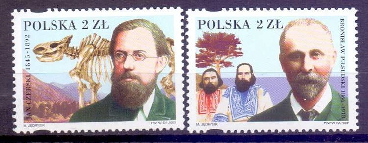 Znaczek Polska 2002 Mi 3953-3954 Fi 3803-3804 Czyste **