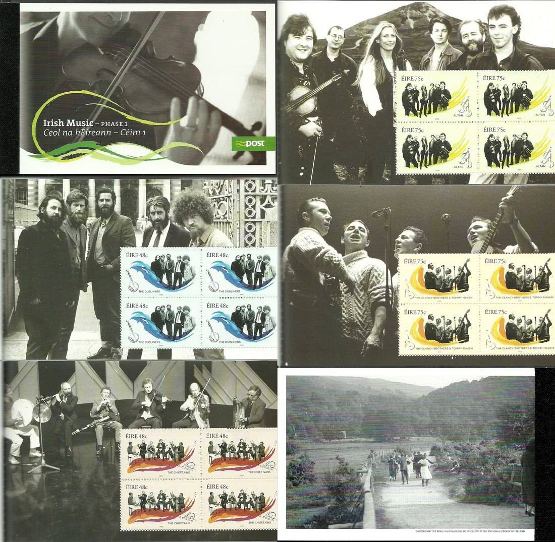Znaczek Irlandia 2006 Mi mh 1731-1734A,D Czyste **