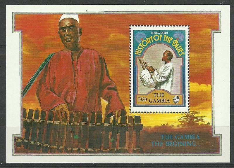 Znaczek Gambia 1992 Mi bl 143 Czyste **