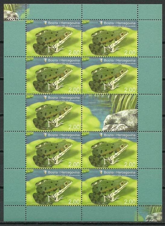 Znaczek Bośnia i Hercegowina 2008 Mi ark 527 Czyste **
