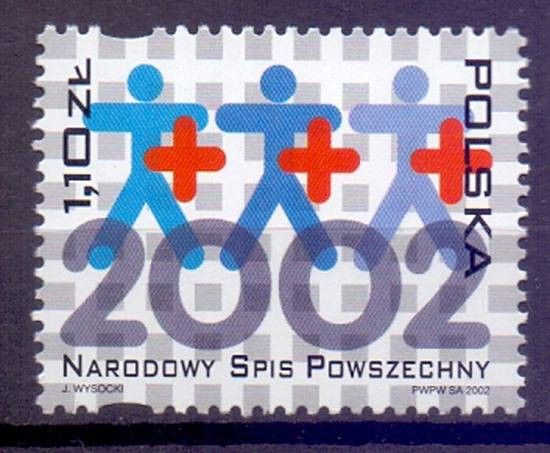 Znaczek Polska 2002 Mi 3969 Fi 3819 Czyste **
