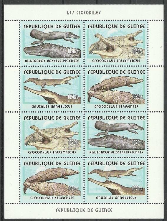 Znaczek Gwinea 2001 Mi ark 3358-3361 Czyste **