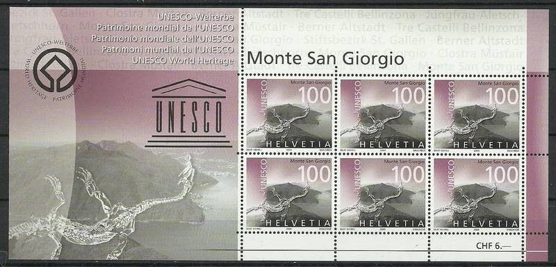 Znaczek Szwajcaria 2004 Mi ark 1894 Czyste **
