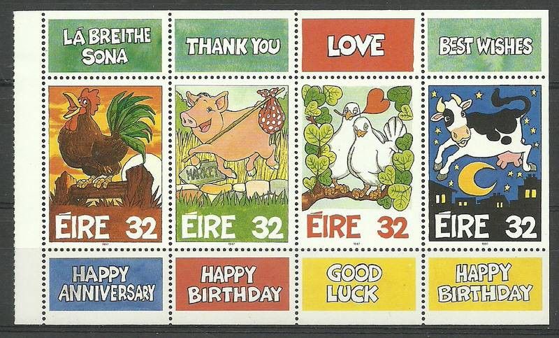 Znaczek Irlandia 1997 Mi h-blatt 67 Czyste **