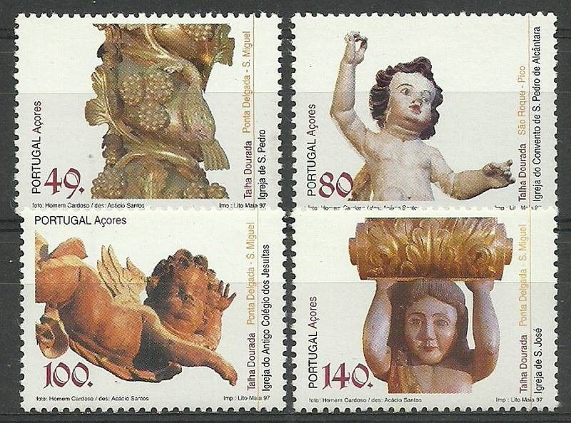 Znaczek Azory 1997 Mi 462-465 Czyste **