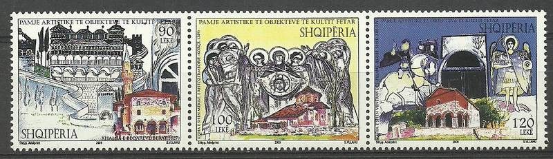 Znaczek Albania 2009 Mi 3313-3315 Czyste **
