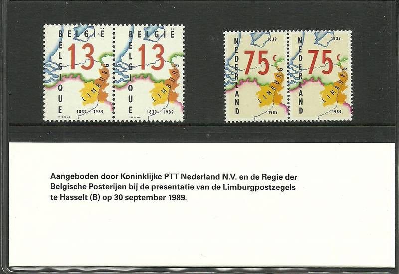 Znaczek Holandia 1989 Mi 1370+BLGpar2390 Czyste **