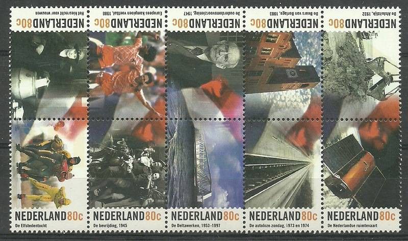 Znaczek Holandia 1999 Mi 1740-1749 Czyste **