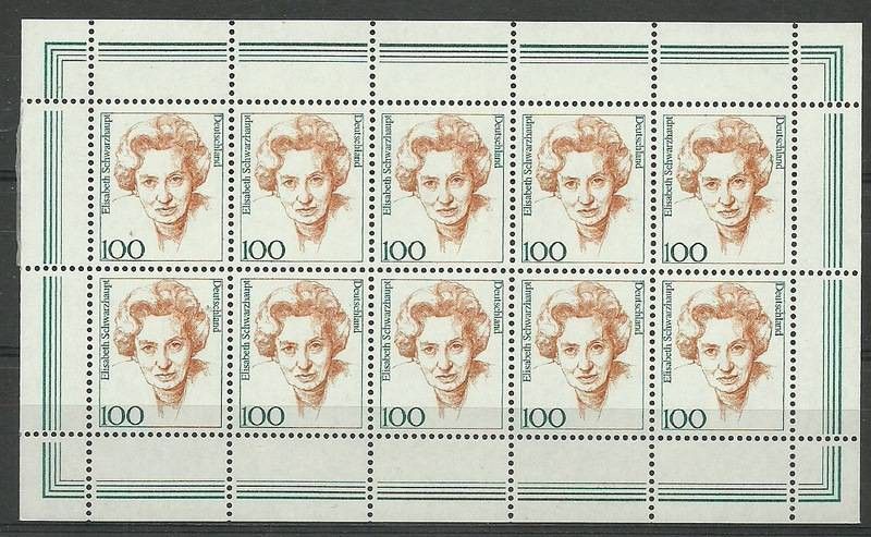 Znaczek Niemcy 1997 Mi ark 1955 Czyste **