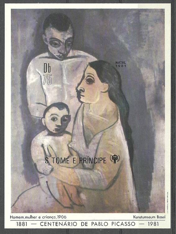 Znaczek Wyspy Św. Tomasza i Książęca 1981 Mi bl 69B Czyste **