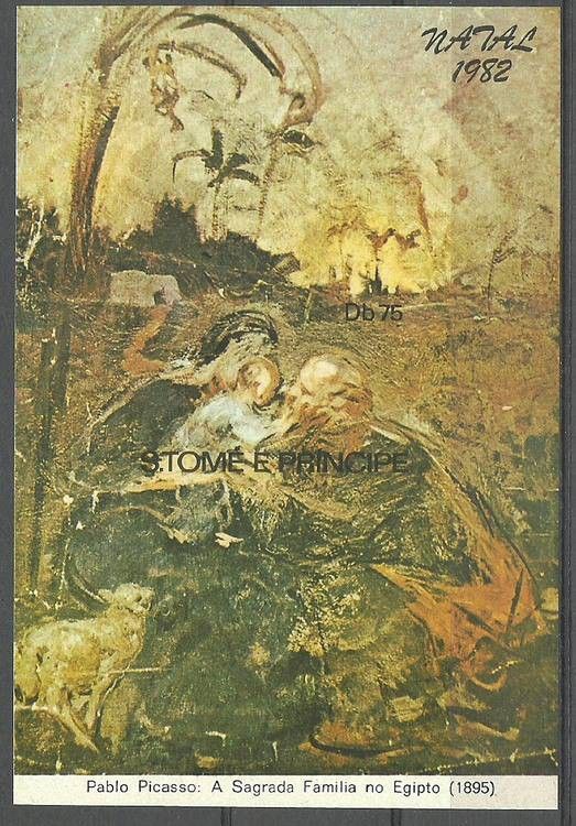 Znaczek Wyspy Św. Tomasza i Książęca 1982 Mi bl 106B Czyste **