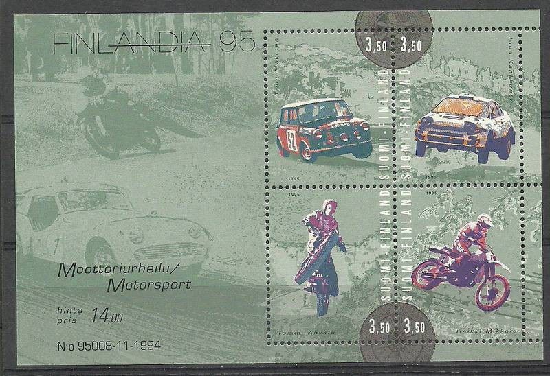 Znaczek Finlandia 1995 Mi bl 16 Czyste **
