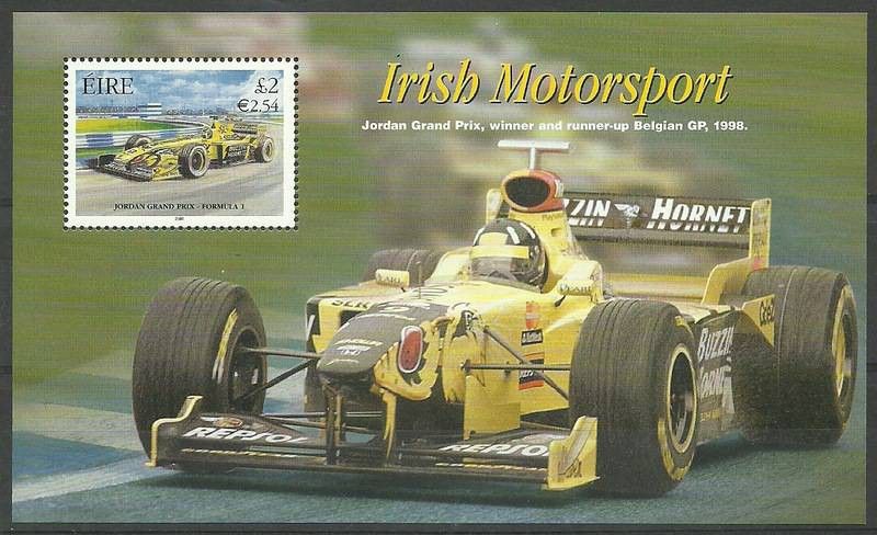 Znaczek Irlandia 2001 Mi bl 38 Czyste **