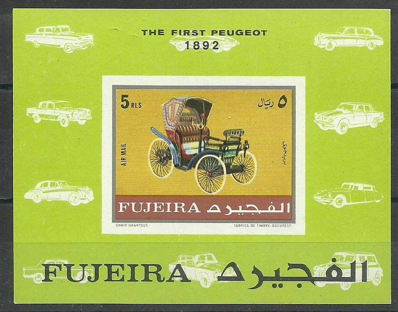 Znaczek Fujeira / Fudżajra 1971 Mi bl 39B Czyste **