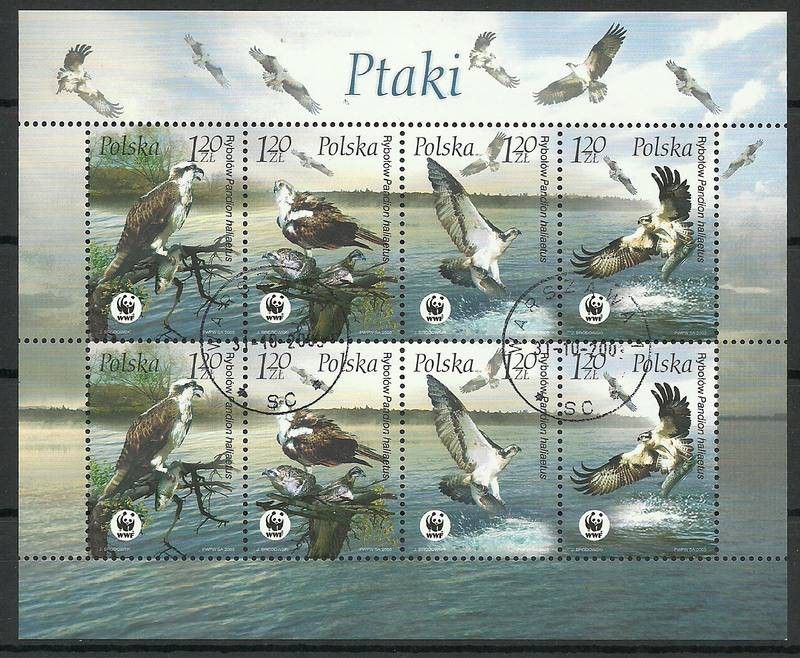 Znaczek Polska 2003 Mi abo ark 4079-4082 Fi ark 3929-3932 Stemplowane