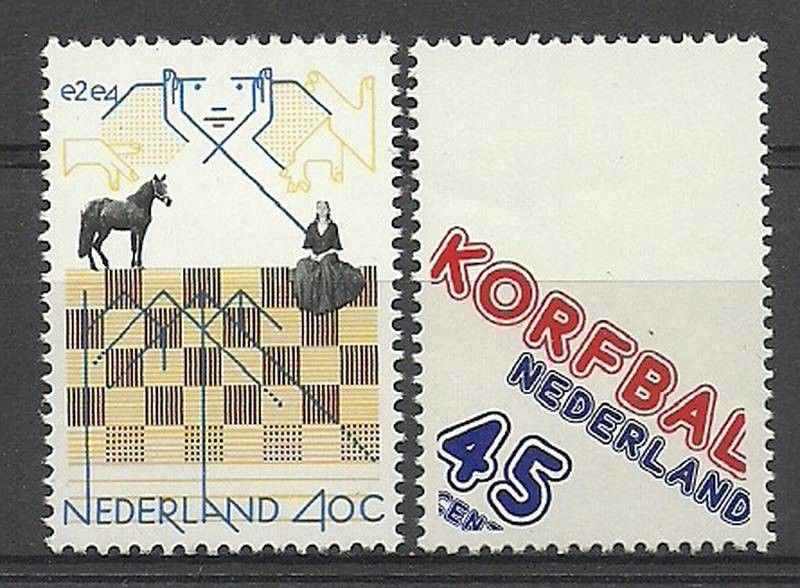 Znaczek Holandia 1978 Mi 1121-1122 Czyste **