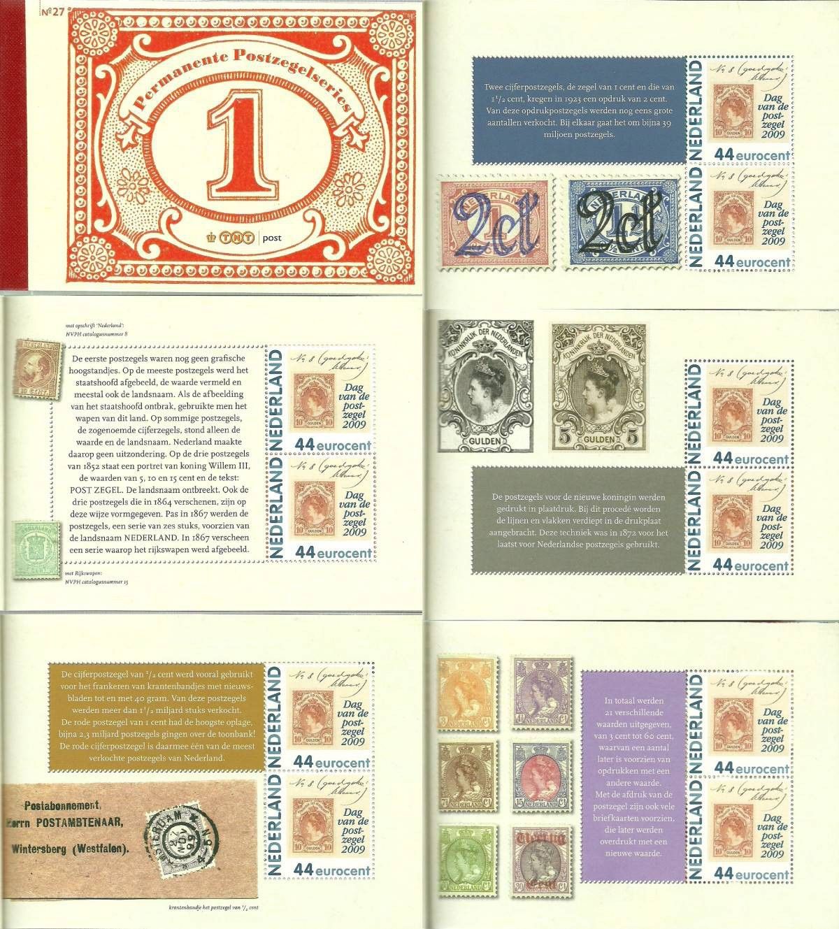 Znaczek Holandia 2009 Mi mh 2696 Czyste **