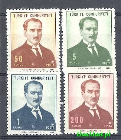 Znaczek Turcja 1968 Mi 2082-2085 Czyste **